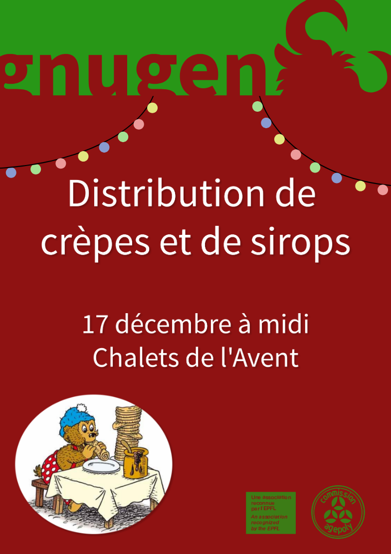 poster chalets de l'advent